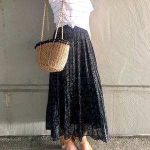 Uniqlo Maxi Floral Skirt